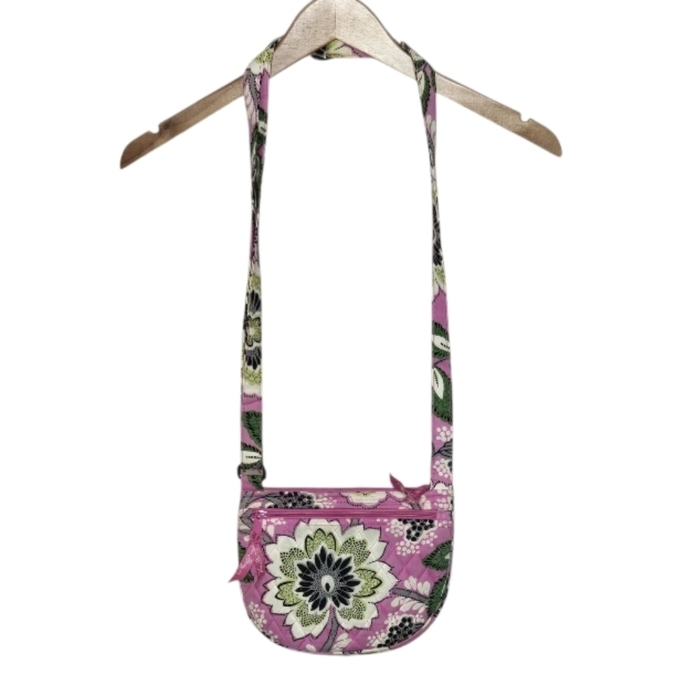 Vera Bradley Pricilla Pink Floral Crossbody